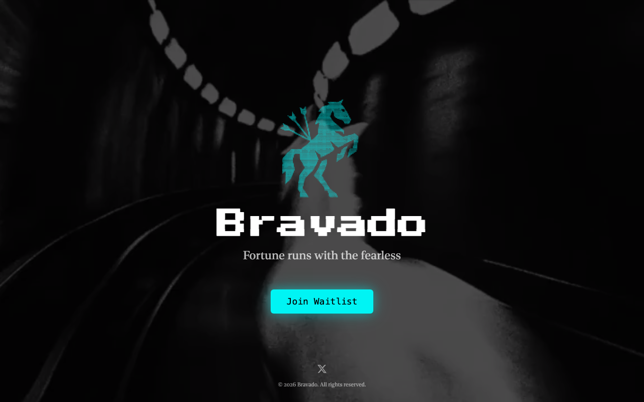 Bravado homepage screenshot — Polymarket Aggregator