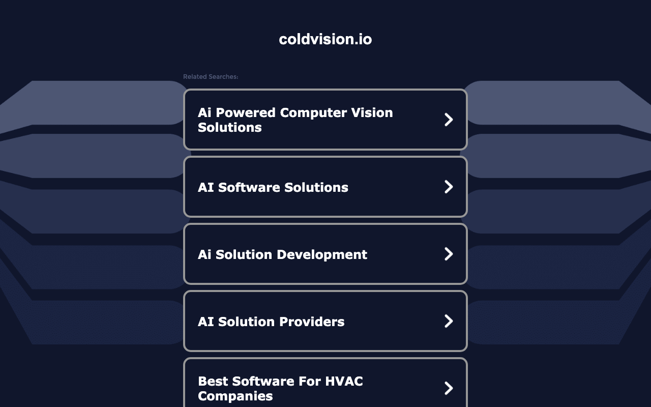 coldvision homepage screenshot — Polymarket Analytics