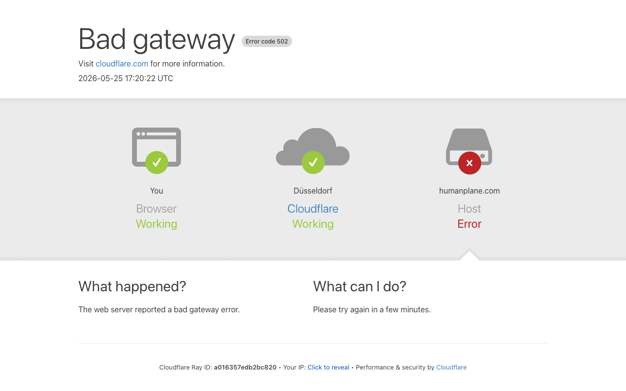 humanplane.com homepage screenshot — Polymarket AI Agent