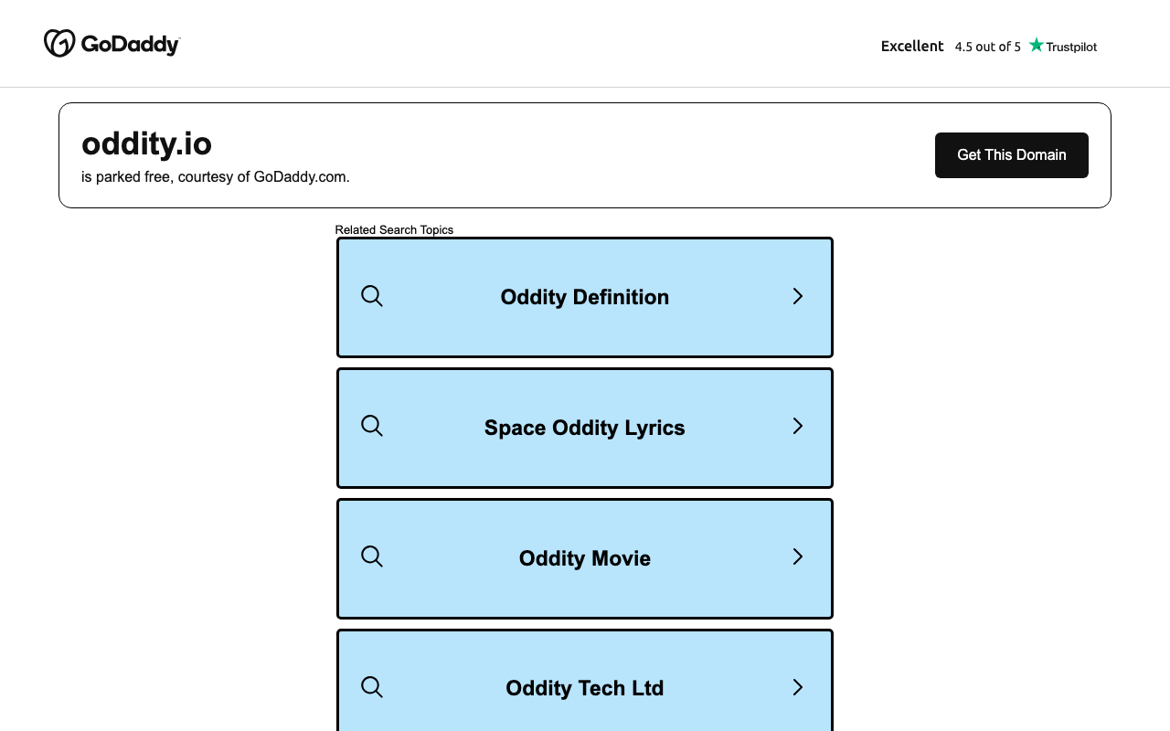Oddity homepage screenshot — Polymarket Other