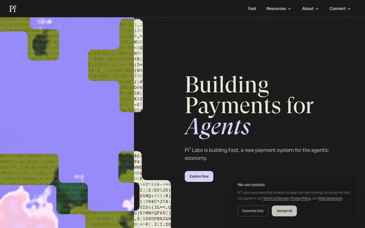 Pi Squared homepage screenshot — Polymarket Other