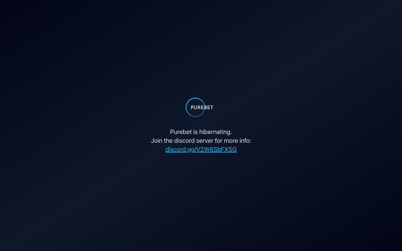Purebet homepage screenshot — Polymarket Aggregator