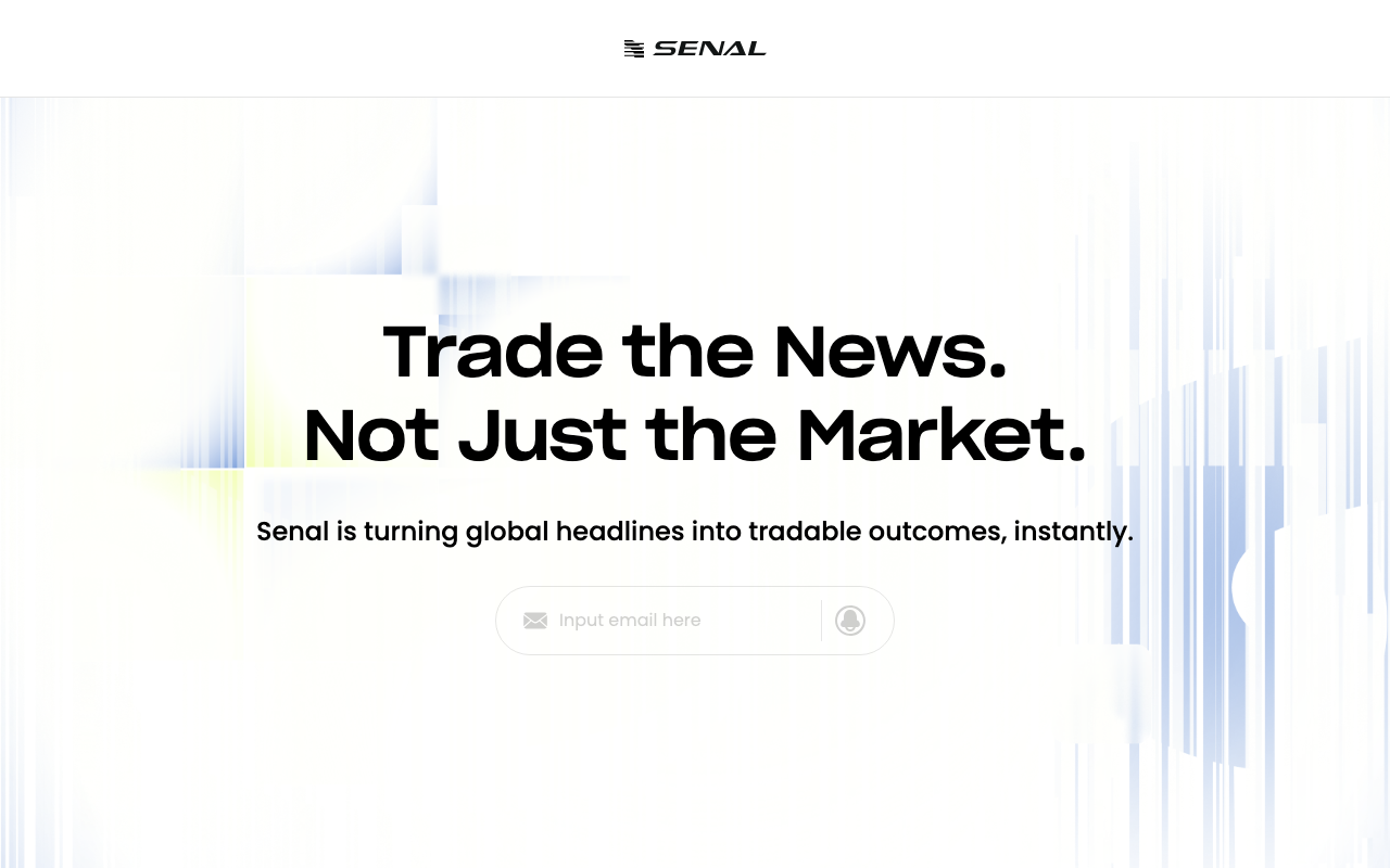senal.io homepage screenshot — Polymarket Other
