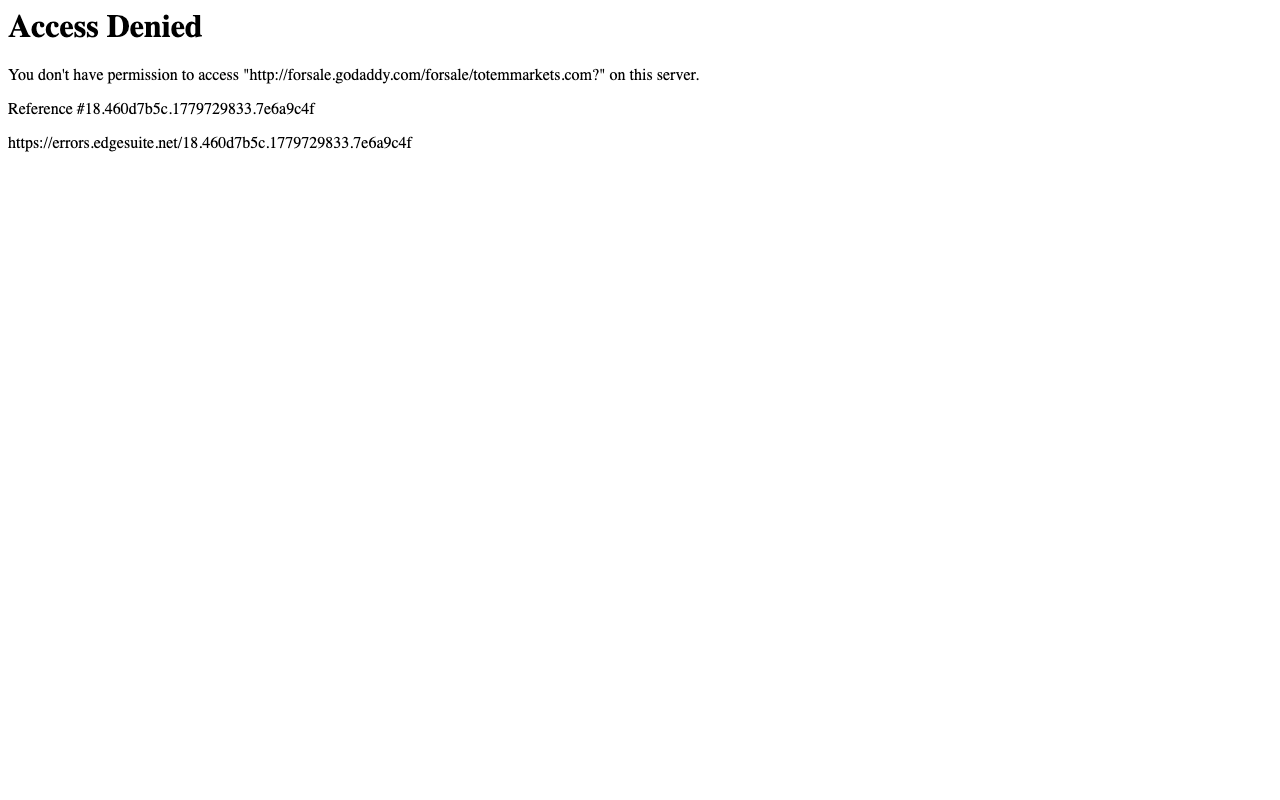 Totem Markets homepage screenshot — Polymarket Other