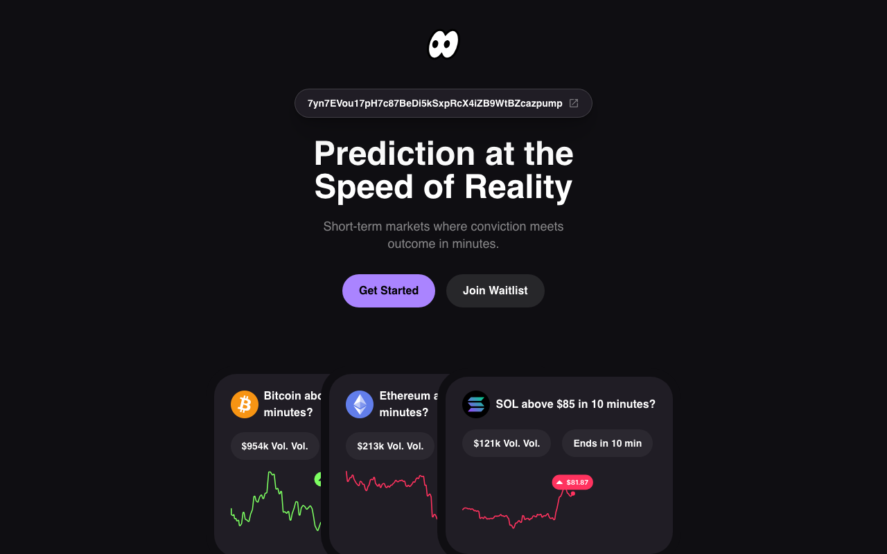 YesNoMarket homepage screenshot — Polymarket Sports